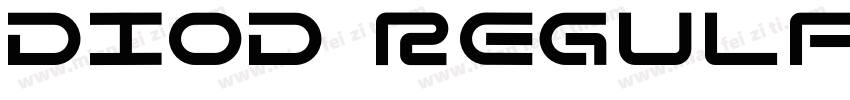 Diod Regular字体转换